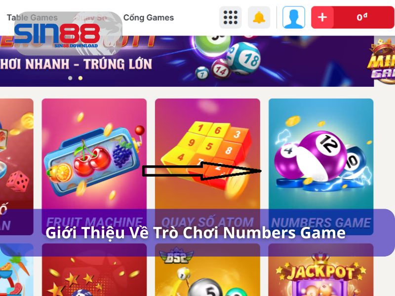 Giới thiệu trò chơi Numbers Game